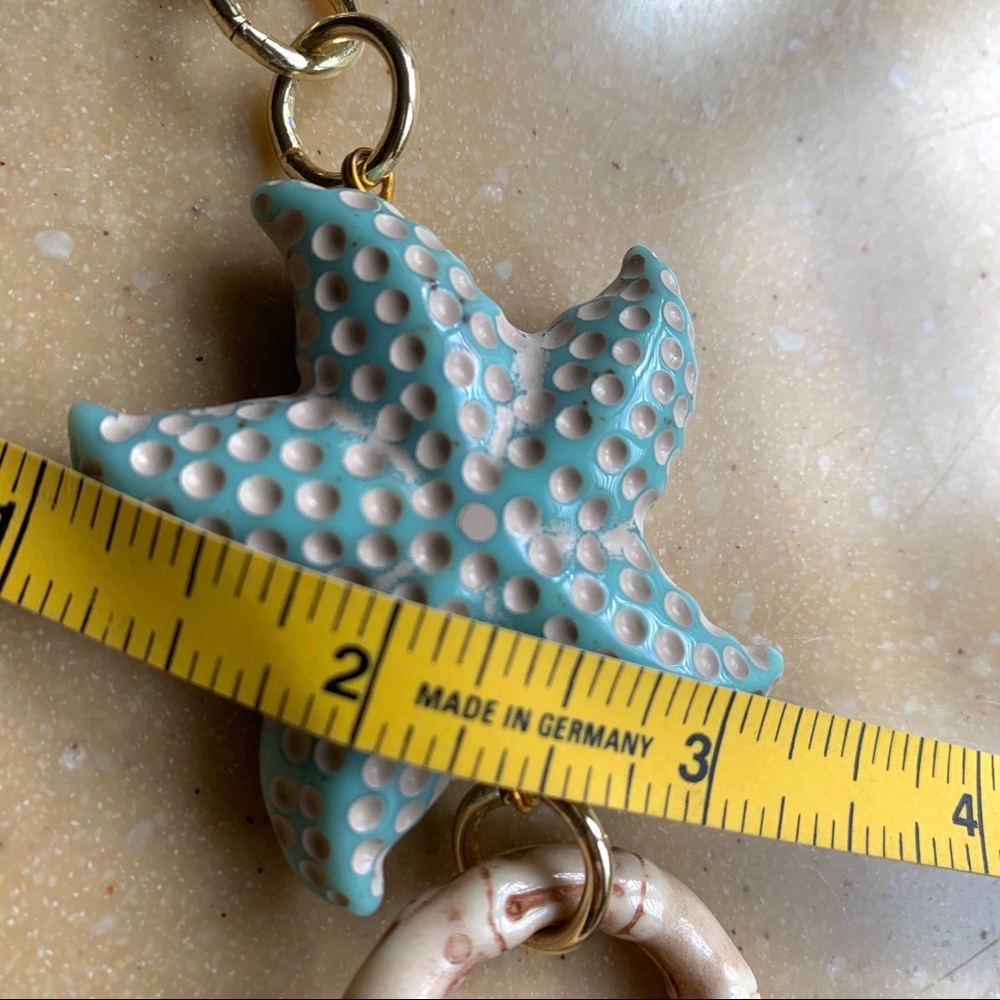 Starfish Summer Statement Necklace Adjustable - image 2